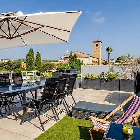 Newly Built With Pool, Walk To The Apartment Antibes